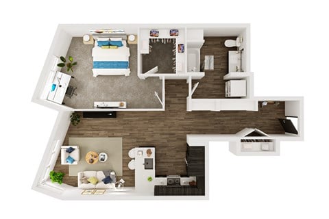 PORT, 1 Bed, 1 Bath at Marina Square, Bremerton, Washington